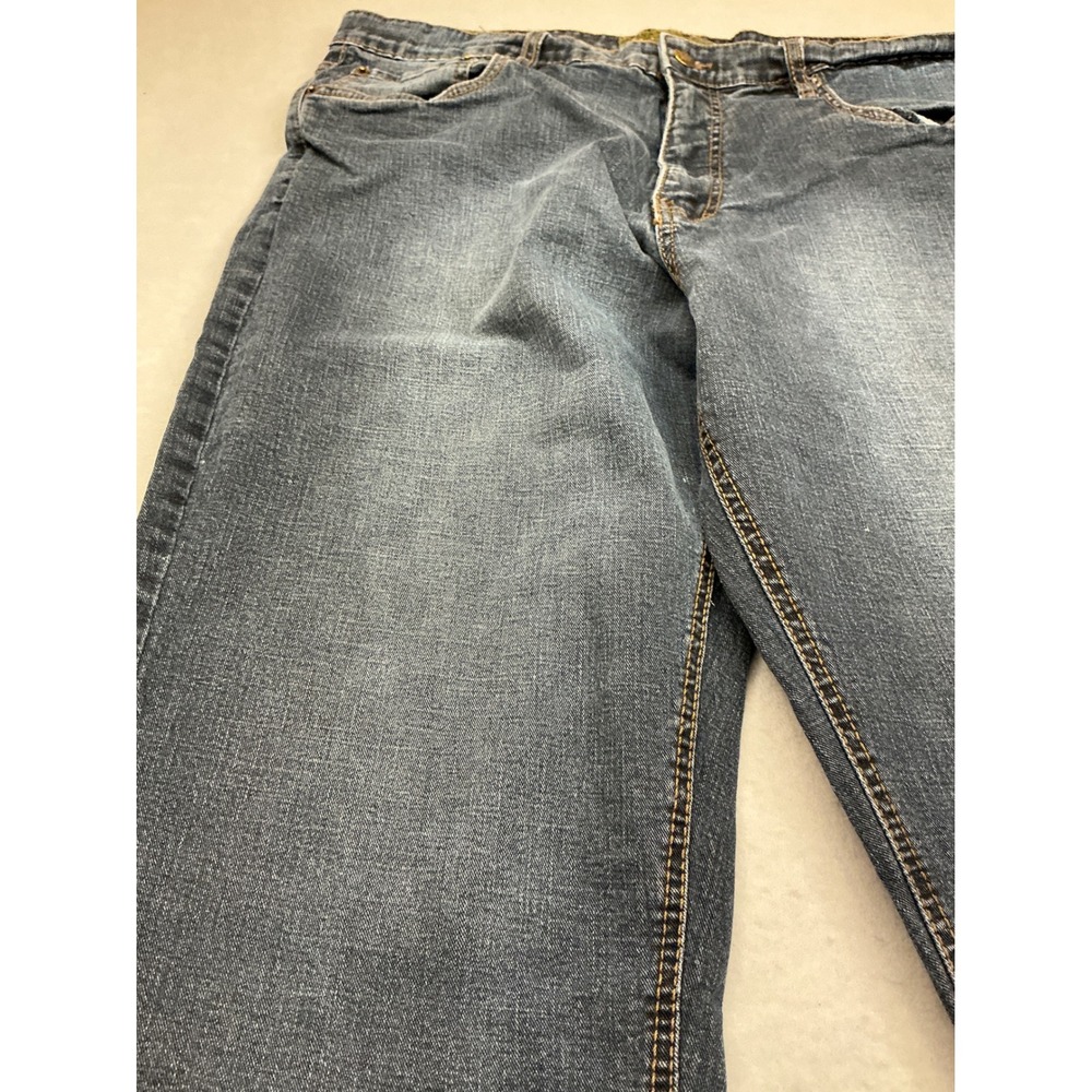 Urban Star Mens Relaxed Fit Straight Leg Blue Denim Jeans 40x32 Casual Rugged